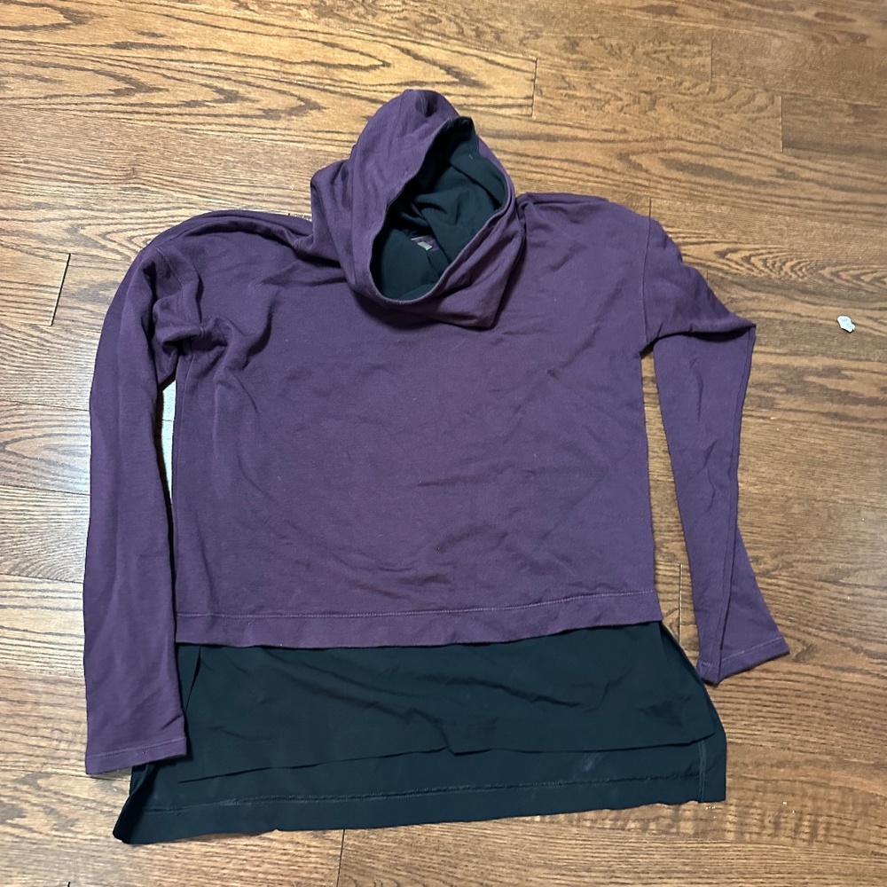 Long sleeve shirt with hood